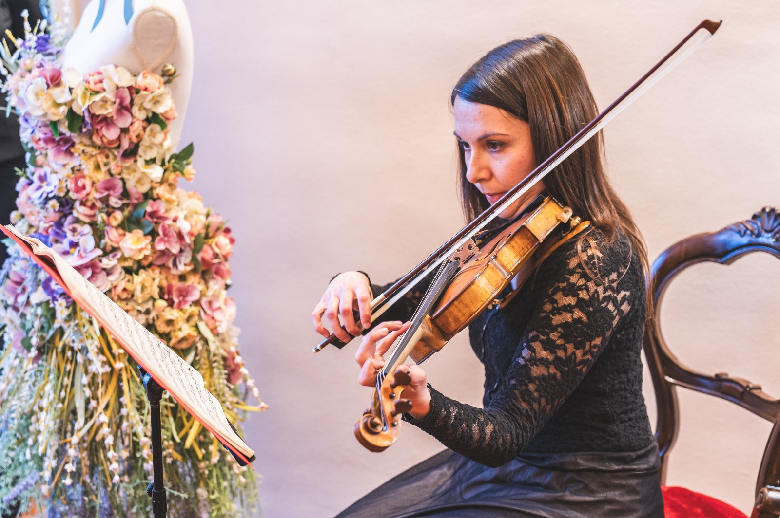 Il nostro evento di primavera fra note di violino e moda Made in Italy