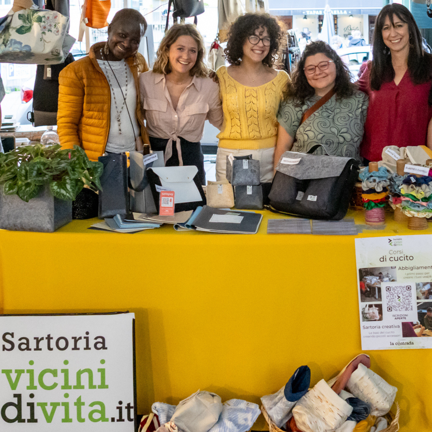 I ragazzi della Sartoria Sociale