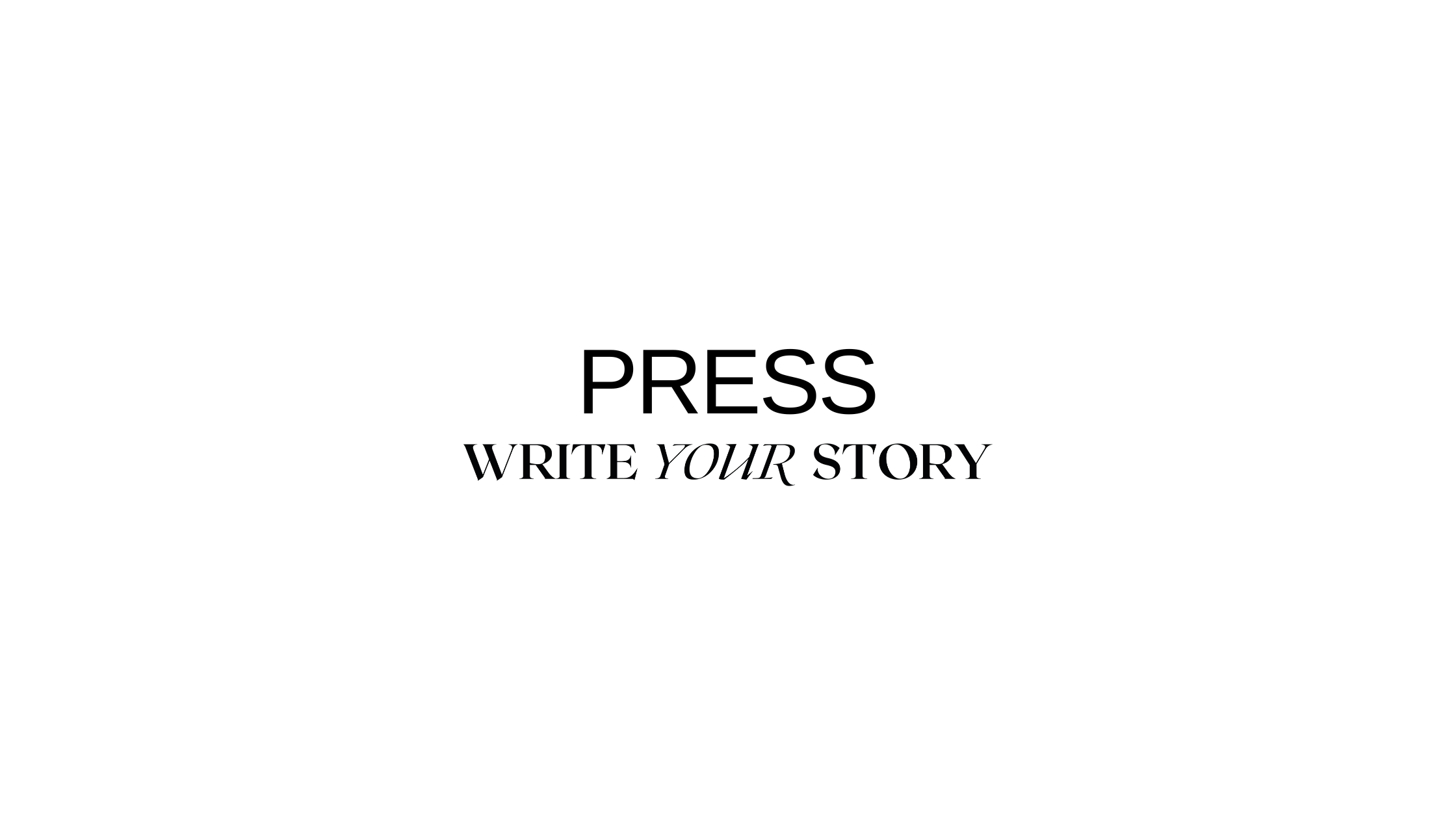 WRITE YOUR STORY non è solo il nome di un brand!
