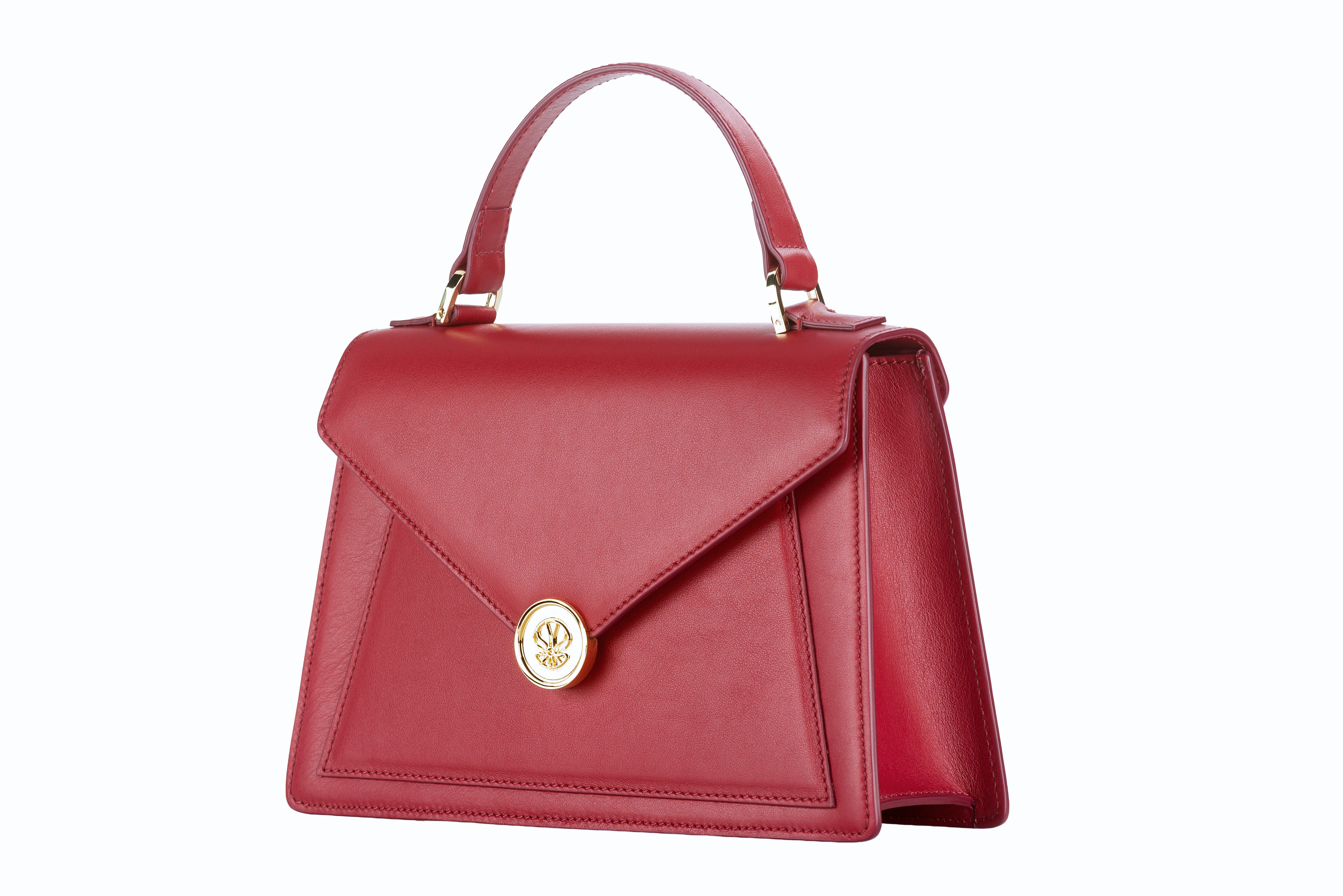 Borsa bordeaux in pelle